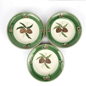 Hampton @ Home Pinienzapfen Salatteller Dessert 3er Set 7,5 Zoll - Bild 1 von 9