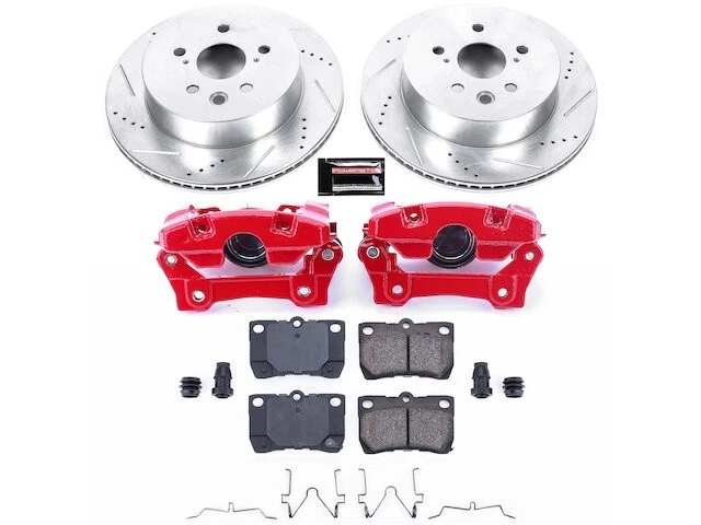 Kit de pastillas de freno trasero y rotor para Lexus GS350 GS430 GS450h GS460 IS350 NJ48W8 Foto 1 de 1