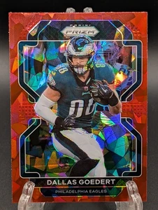 Panini Prizm Dallas Goedert #220 2021 rojo hielo agrietado Prizm Philadelphia Eagles - Imagen 1 de 2