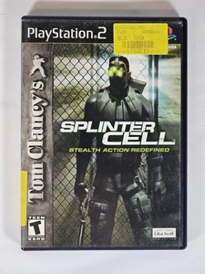 Tom Clancy's SPLINTER CELL (Playstation 2 PS2 2003) CIB getestet funktionstüchtig Resurface - Bild 1 von 4