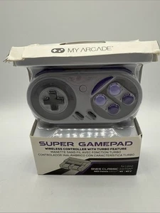 MY ARCADE Super Gamepad Wireless Turbo Controller for NES & SNES Classic Edition - Picture 1 of 13