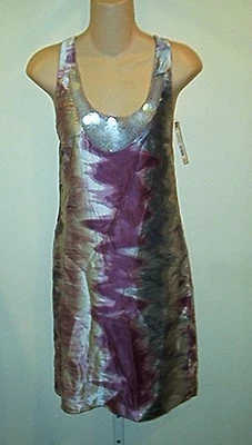 Graham & Spencer  NWT $365 Embellished  Tie Dyed Sequin  Dress  M     - Image 1 of 3