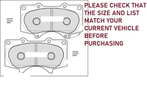 FRONT BRAKE PADS FOR TOYOTA FJ CRUISER GSJ15R 4 DOOR WAGON 4.0L 2011-2016 FRONT - Picture 1 of 6
