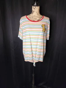 Lion King Multi-Colored Striped T-Shirt Women's Size 3XL - Picture 1 of 6
