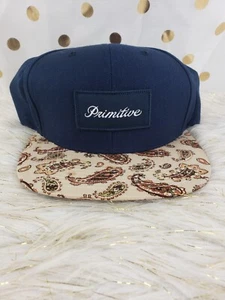 Primitive Headwear Navy Blue Crown Paisley Brim - Picture 1 of 8