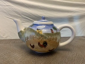 Teapot Chicken / Rooster Ceramic Design Pre-owned - Picture 1 of 4