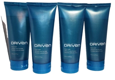Jabón corporal Avon Derek Jeter DRIVEN AZUL 6,7 fl. oz. cada tubo lote de 4 Foto 1 de 4