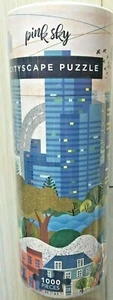 Pink Sky CITYSCAPE PUZZLE-City Site/New York-1000 pieces puzzle NEW - Picture 1 of 2