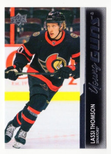 2021-22 UD Extended Series Lassi Thomson #728 Young Guns Ottawa Senators