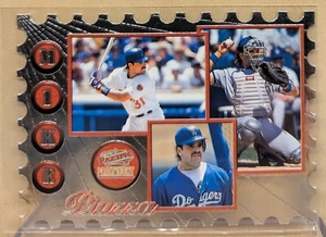 1998 Pacific Paramount SPECIAL DELIVERY #11 Mike Piazza HOF RARE DIE CUT INSERT - Picture 1 of 2