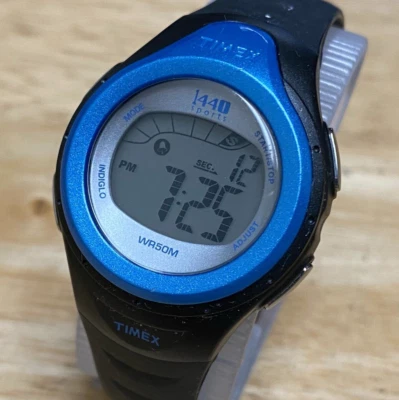 Timex 1440 Sports Lady 50m Digital Quartz Alarm Chrono Watch~New Battery - Image 1 of 4