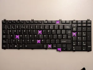 Toshiba Satellite/Pro S500 L500 L500D single key Replacement - Picture 1 of 9