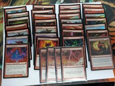 MTG Premium Deck Series Fire and Lightning Magic the Gathering Missing Foil &