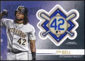 2018 Topps Update Series Jackie Robinson Day Manufactured Patch - Josh Bell - Picture 1 of 2