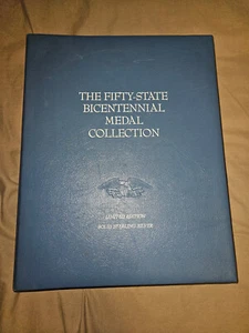 🌟 Collezione Medaglia Argento Bicentenario The Fifty State Franklin Mint 48,17 ASW - Foto 1 di 13