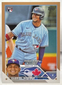 Gabriel Moreno 2023 Topps Update Serie RC #US290 - Gold #' D 1981/2023 - Bild 1 von 2