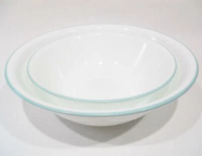 ❤️ NEW Corelle DELANO 2-Qt SERVING BOWL 10.25" Aqua Blue Sea Mist Green Rim