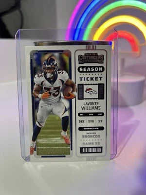 2022 Panini Contenders - Season Ticket #31 Javonte Williams - Image 1 of 2