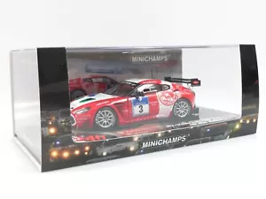 1:43 Minichamps 437111303 Aston Martin V12 Zagato 24h N-Ring 2011 Y6 - Imagen 1 de 5