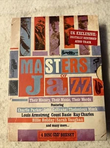 masters of jazz 4 disc set music dvd boxset - Picture 1 of 2