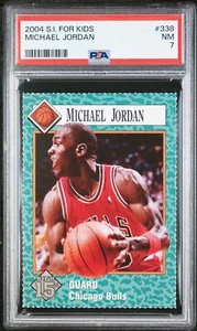PSA 7 NM Michael Jordan  2004 S.I. For Kids #338 Rookie Card - Picture 1 of 1