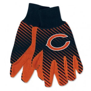 Chicago Bears Two Tone Adult Size Gloves - Picture 1 of 1