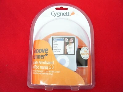 CYGNETT IPOD NANO G3 CASE COVER SLEEVE ARMBAND SPORTS BAND WORKOUT GYM EXERCISE - Image 1 of 4