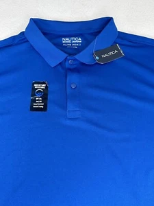 NWT Nautica Boys School Uniform Polo Shirt SS Royal Blue Size XL (40/41) - Picture 1 of 10