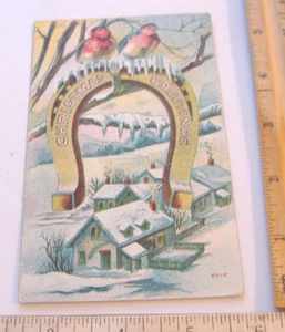 VINTAGE WEIHNACHTS-POSTKARTE ~ WEIHNACHTSGRÜSSE ~ 6612 - Bild 1 von 2