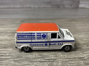 ERTL The Cannonball Run Ford Van Ambulance Toy 1/64 made in Hong Kong 1981 - Picture 1 of 7