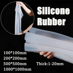 Silicone Rubber Sheet White High Temperature Resistance Width/Length: 100-1000mm - Picture 1 of 8