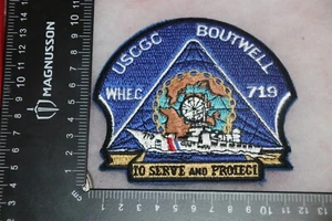 PARCHE ORIGINAL ESCUADRÓN DE LA MARINA DE EE. UU. USCGC BOUTWELL WHEC 719 - Imagen 1 de 2