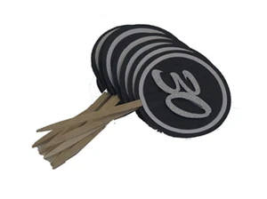 All About Details Black & White 30 Cupcake Toppers, Set of 12 - Picture 1 of 2