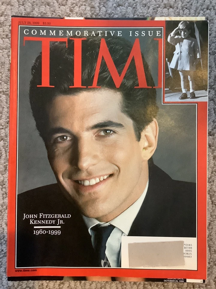 TIME MAGAZINE - JOHN F KENNEDY JR COMMEMORATIVE COVER - JULY 1999 - Image 1 of 1