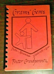 "Grams' Gems" Cookbook of Favorite Recipes Compiled by Foster Grandparents MI - Picture 1 of 7
