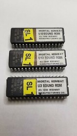 MORTAL KOMBAT 1 PCB JAMMA ARCADE ORIGINAL SOUND BOARD ROM SET!!!!! MIDWAY