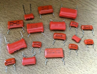Metallised Polyester Film Dipped Capacitors 100 - 2000 Volts  3.3 - 680 nF K17 - image 1 of 4