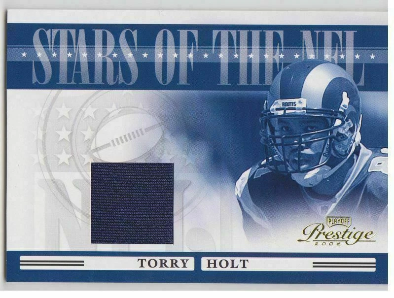 2006 Playoff Prestige Torry Holt Stars of the NFL Rams Jersey NFL-28 - Image 1 of 1
