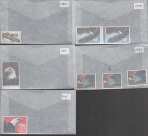 US Scott 2482 und 2540-2543 Priority Mail Einzelmarken Lot postfrisch cv 141,00 (goo7 - Bild 1 von 1