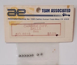 Original Factory Parts Team Associated RC #6619 Carbide Differential Balls 8pc - Picture 1 of 1