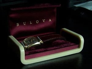 1940er Jahre Diamond Bulova 10K Gold gefüllt laufend mechanisch 17 Juwelenuhr - Bild 1 von 6