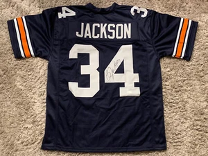 Bo Jackson SIGNED custom AUBURN TIGERS Football JERSEY Autograph JSA COA Heisman - Picture 1 of 6