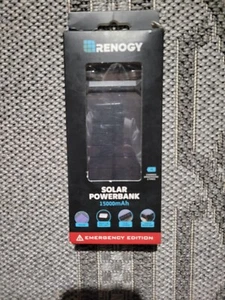 Renogy 15000mAh Solar Powerbank Charger, new open box - Picture 1 of 2
