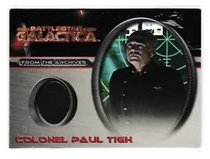 Tarjeta Disfraz Coronel Paul Tigh Battlestar Galactica Premiere Edition CC8 - Imagen 1 de 2