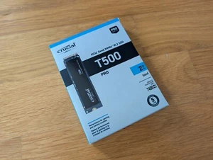 Crucial T500 2TB PCIe Gen4 NVMe M.2 SSD - CT2000T500SSD8 - Photo 1/3