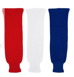 MonkeySports einfarbige Eishockey Strick Socken - Sr verschiedene Farben - Bild 1 von 15