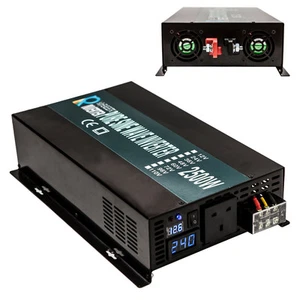 2500W Off Grid Pure Sine Wave 12V/24V/48V to 220/240V Car Power Inverter - Picture 1 of 4