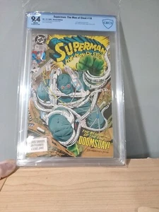 Superman The Man of Steel #18, CBCS 9.4 1st Doomsday, DC Comics, 1991 - Bild 1 von 2