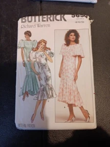 Vintage Butterick 5659 Misses Dress Richard Warren Pattern Size 8-12 - Picture 1 of 1