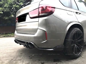 BMW X5M F85 X6M F86 Carbon Fibre Rear Bumper Diffuser M Performance by UKCarbon - Picture 1 of 18